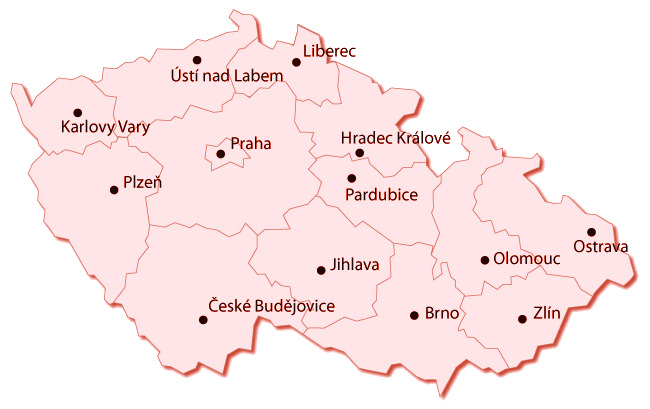 mapa lékáren